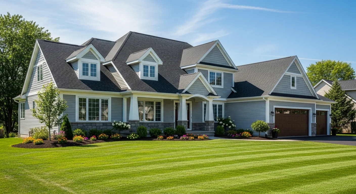 Complete exterior remodel with roof and siding